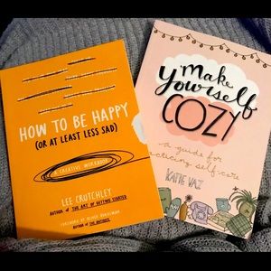 Mental Health Activity Book Set. Cozy and happy